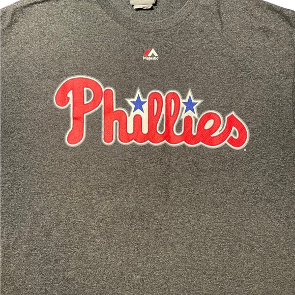 Philadelphia Phillies Majestic Ryan Howard Shirt Size Large - Picture 3 of 4